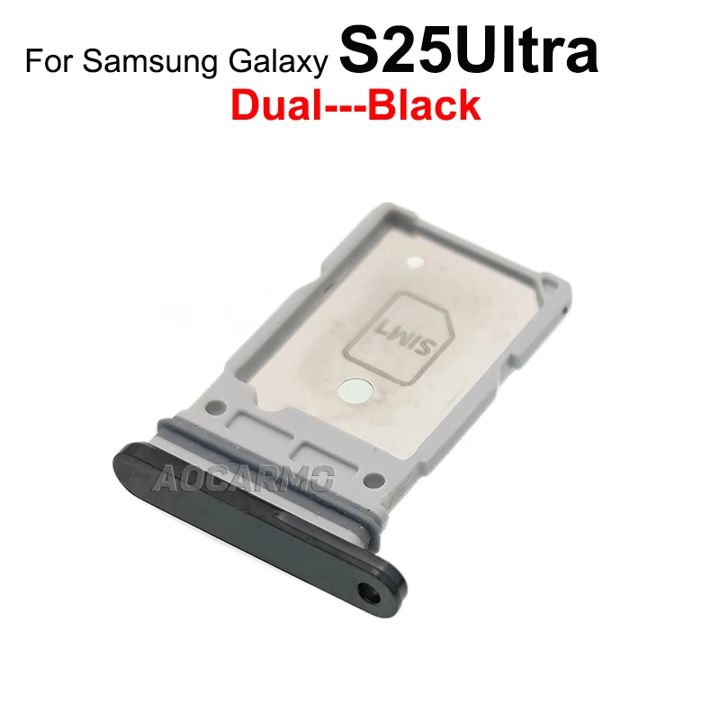 삼성 갤럭시 S25엣지 S25 울트라용 Aocarmo SIM 카드 트레이 카드 슬롯 홀더 교체 부품