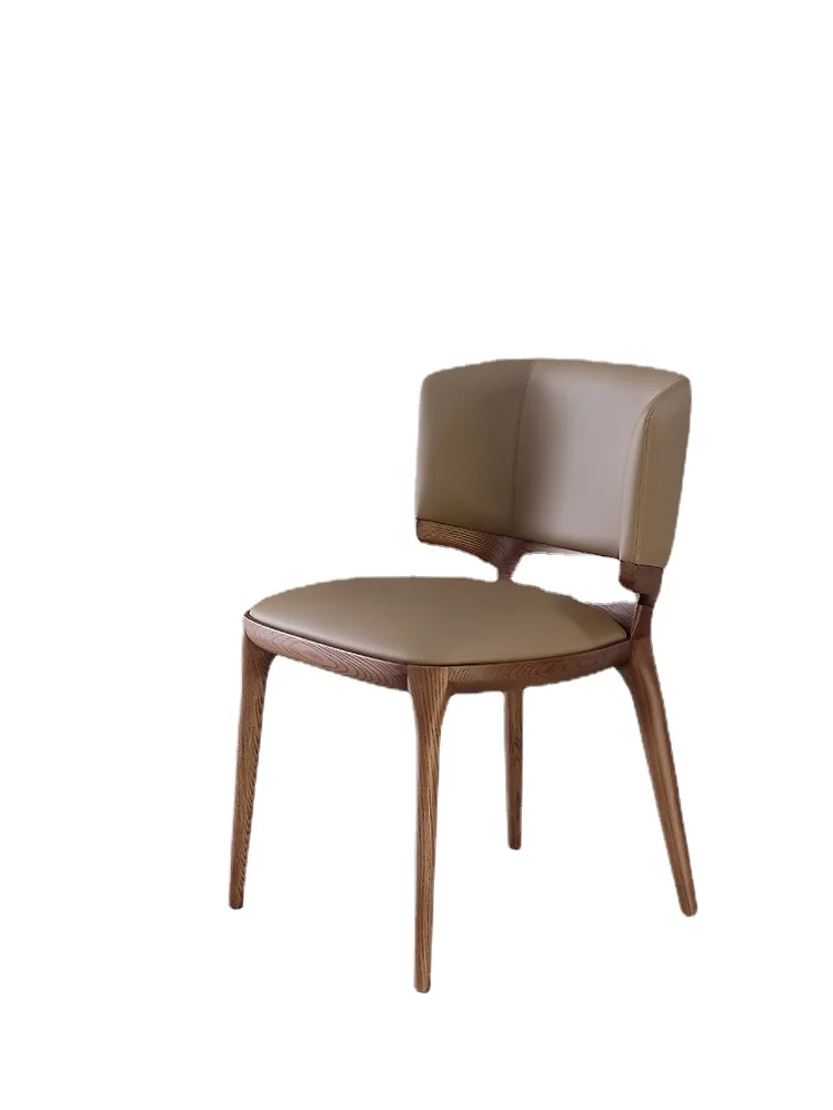 

YY Dining Chair Silent Style Italian Minimalist Restaurant Solid Wood Chair New