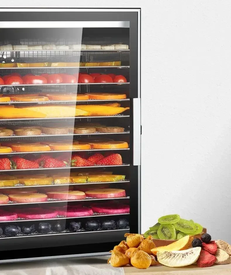 Description Picture 3 of item12-layer Intelligent Fruit Drying Machine Food Commercial Vegetable Pet Snacks Meat Medicinal Herbs Dehydrator Dryer