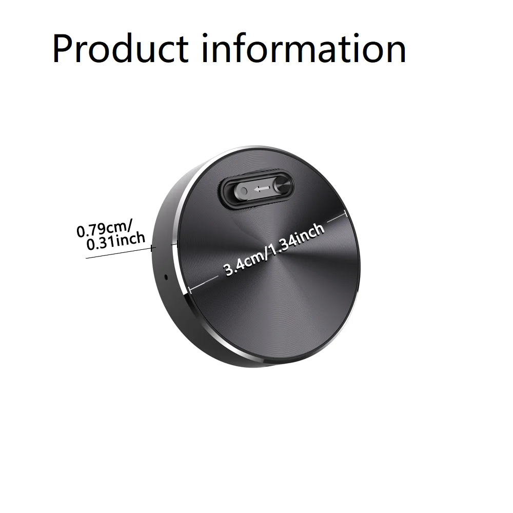 Small Digital Voice Recorder Micro Brooch Activated Sound Recorder Emblem Professional Long Distance Voice Recording