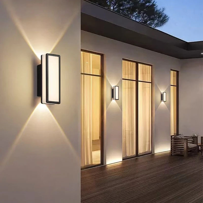 Outdoor Wall Lamp Led Waterproof Street Courtyard Veranda Lamp Home Facade Decor Exterior Garden