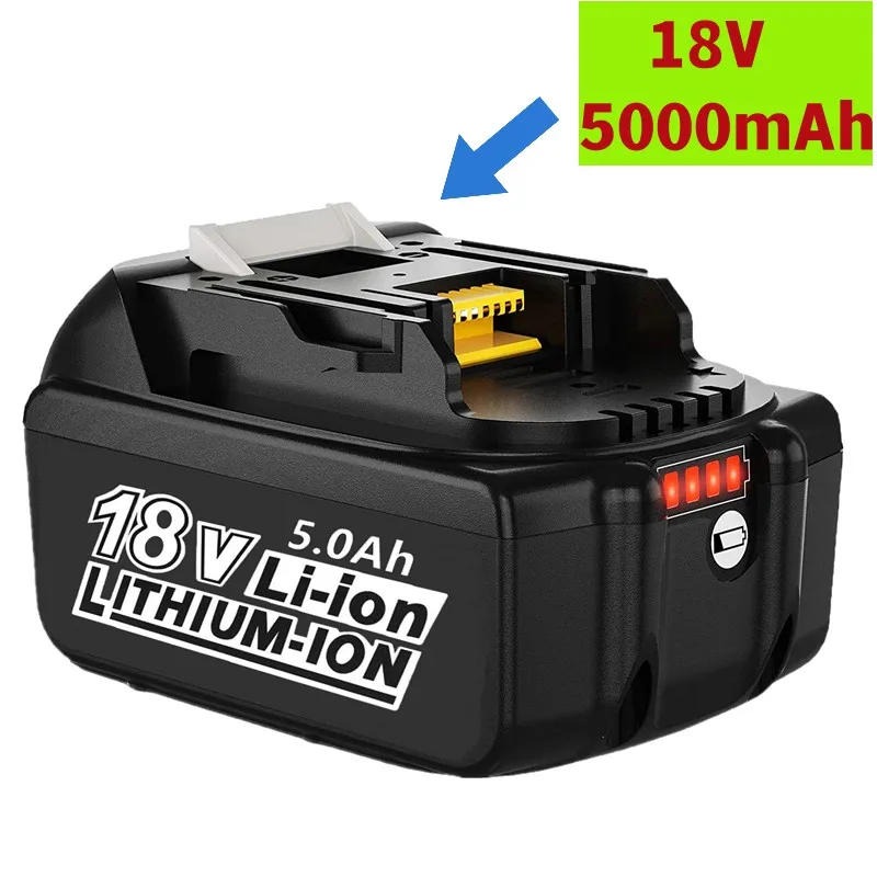 

[NEW UPGRADER] 18V 5.0Ah BL1850B Battery Replacement for M Battery BL1830 BL1850 BL1840 18V Cordless Power Tools Batteries