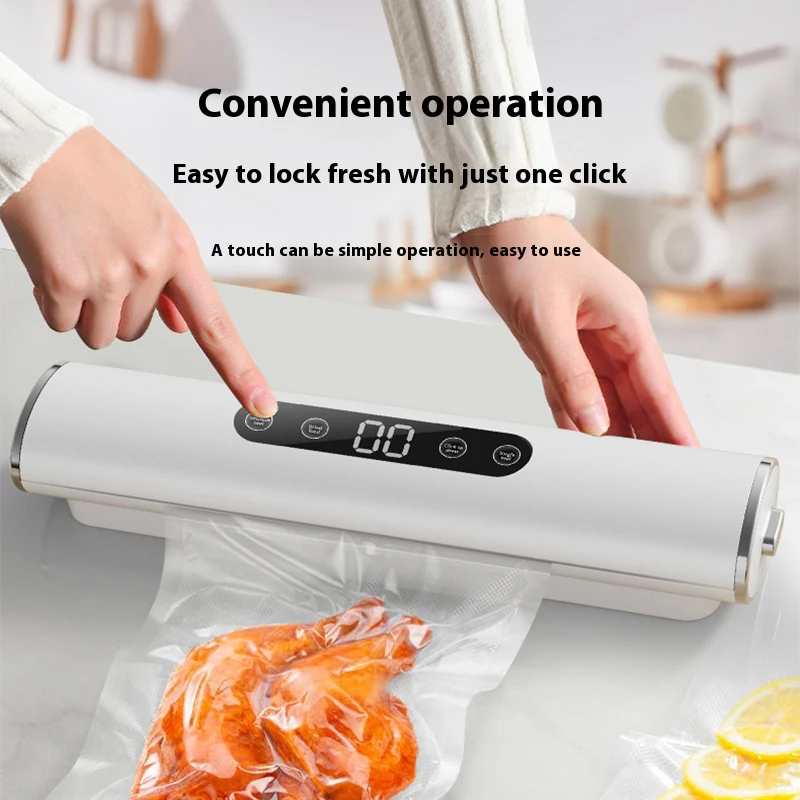 Professional Vacuum for Food Kitchen Sealing Cuisine Packaging Plastic Bag