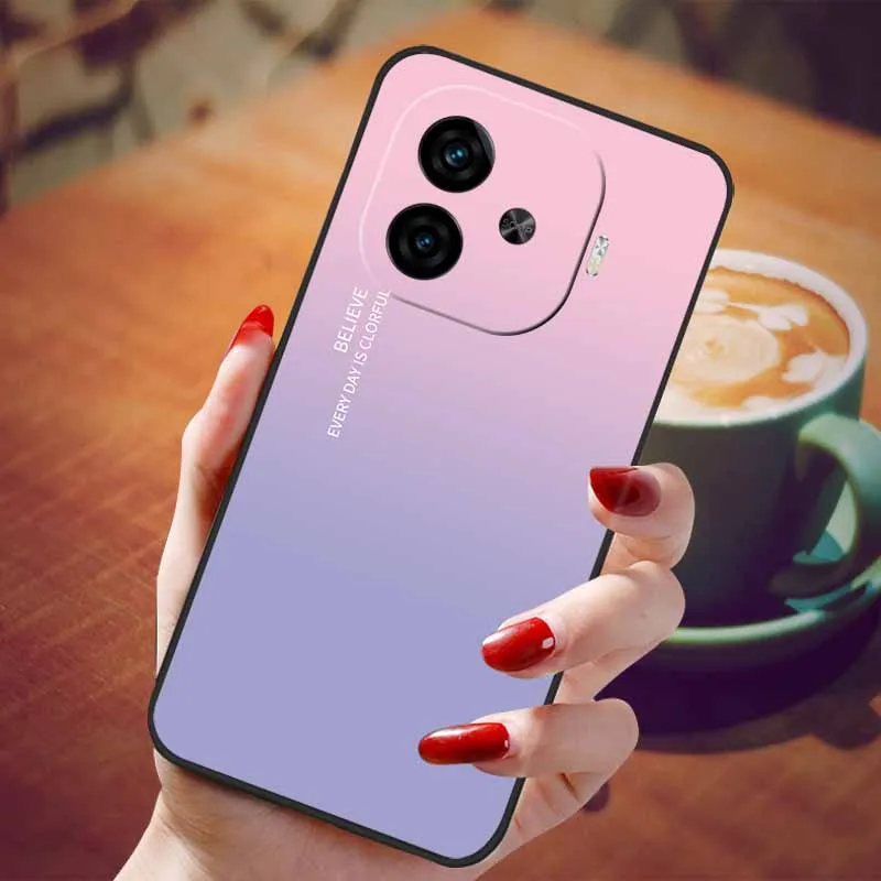 Soft Silicone Fashion Marble Shockproof Case - TPU Bumper Cover, 6.78