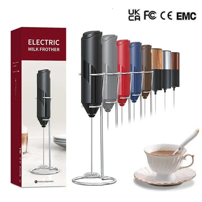 

2022new mini coffee milk frother electric blenders home kitchen accessories cappuccino mixer portatil Dry battery egg beater