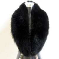 Faux Fox Fur Collar Scarf Thick Imitation Fur Shawl Collar Wrap Neck Winter Neck Warmer Scarf Down Jackets Hood Fur Decoration 1