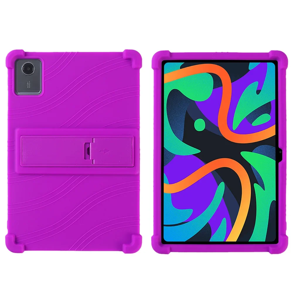 Enhanced Shockproof Silicone Tablet Cover with Stand