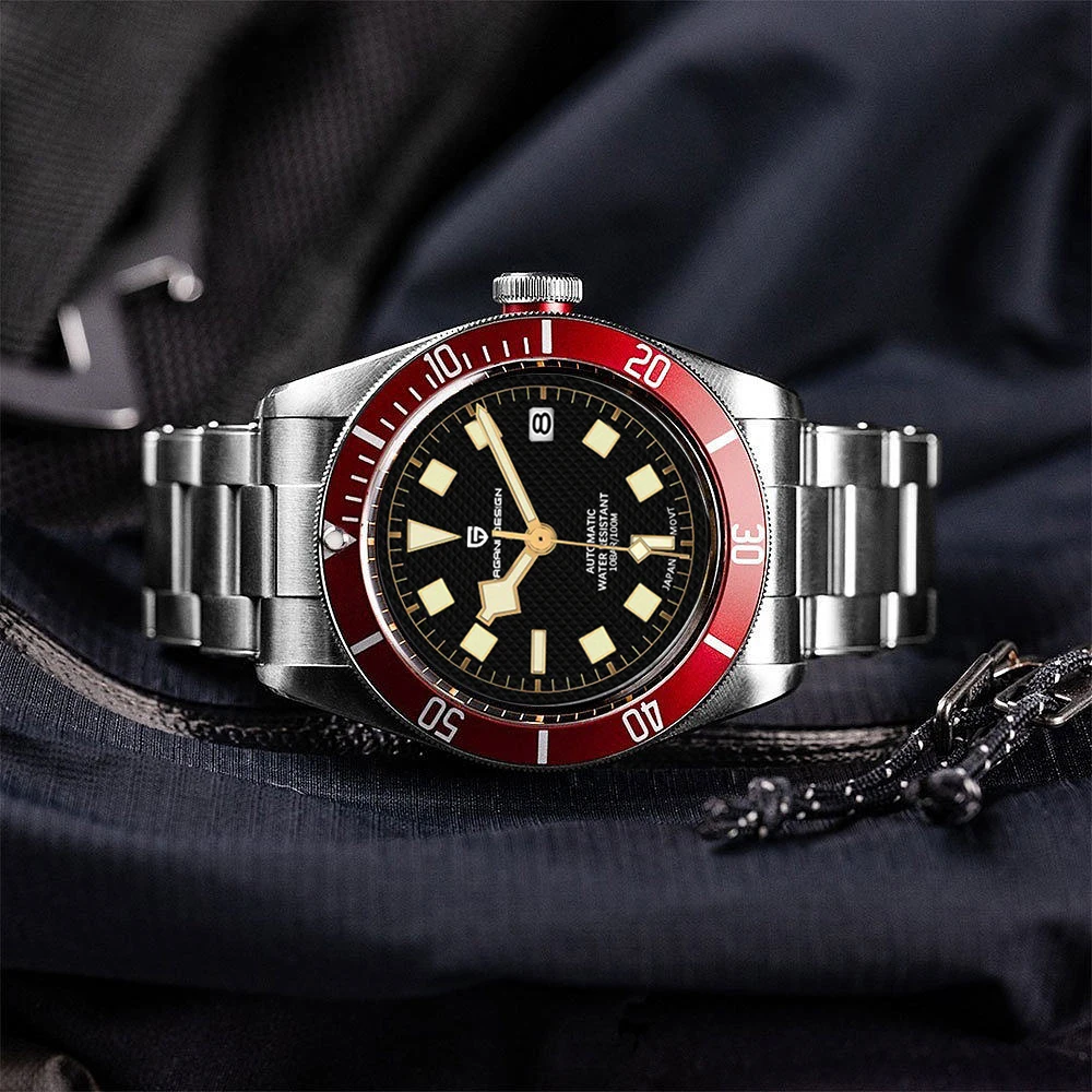 Mechanical Watch PAGANI DESIGN BB58 Men Retro Automatic NH35A 100M Waterproof