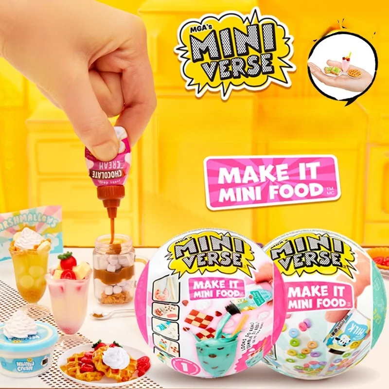 Miniverse Surprise Dessert Ball Mini Homemade Kitchen DIY Miniature  Simulation Food Toy Blind Box MGA Hand Gift Christmas - AliExpress