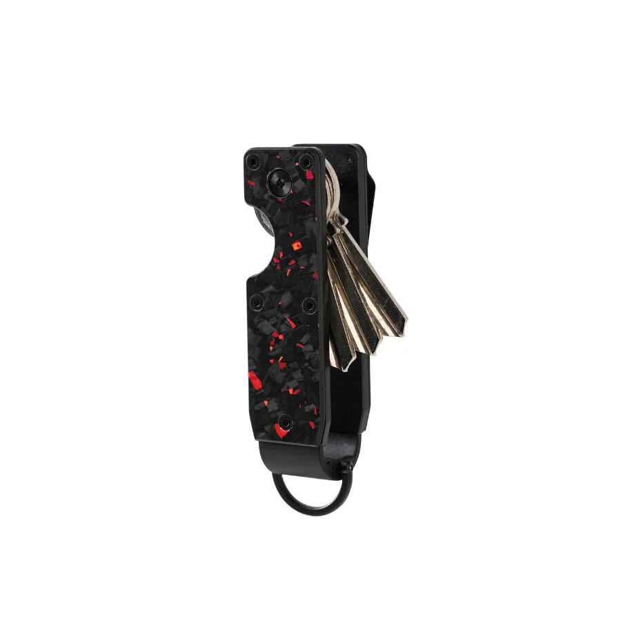 Key Organizer Key Case Key Holder Aluminum Alloy Keychain Secures 2-5 Keys