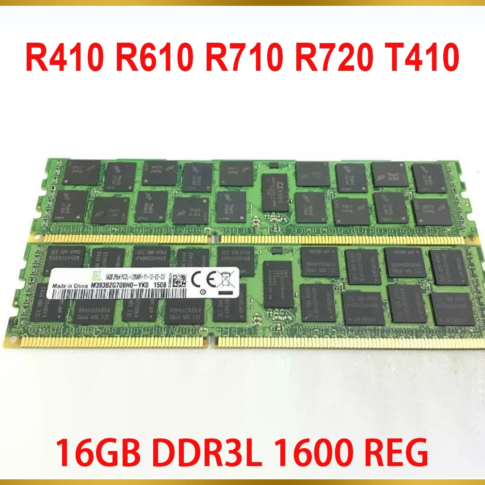 1PCS Server Memory R410 R610 R710 R720 T410 16GB DDR3L 1600 REG RAM 3 1PCS Server Memory R410 R610 R710 R720 T410 16GB DDR3L 1600 REG RAM