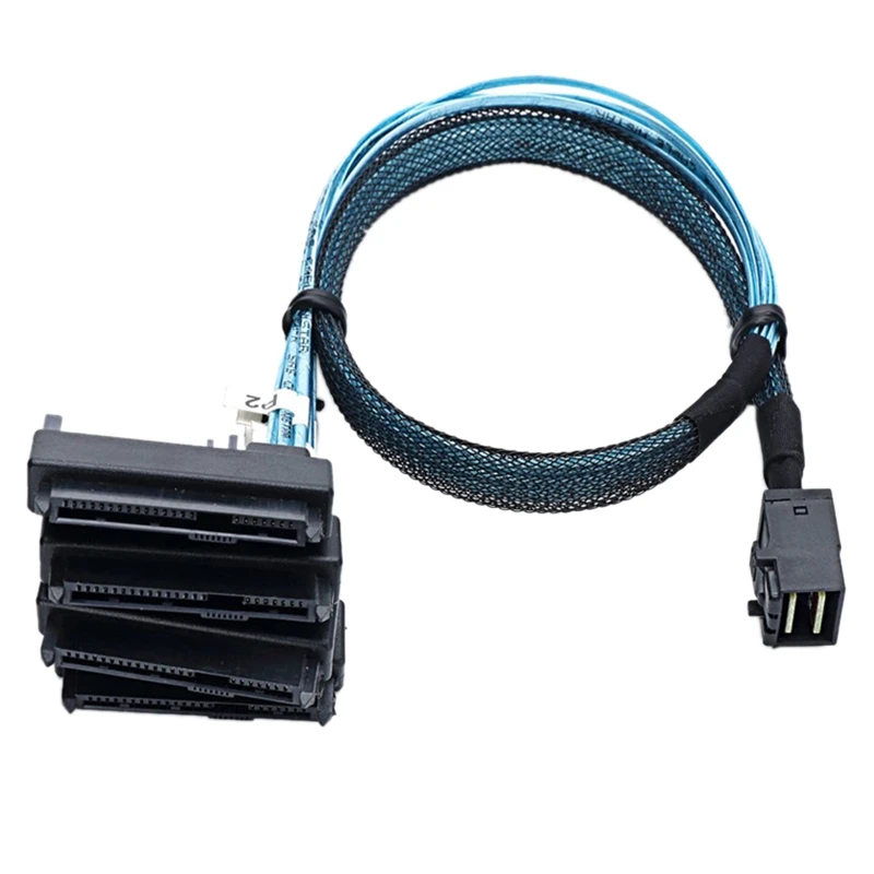 

Кабель для сервера жесткого диска Mini SAS SFF-8643 to 4x29pin