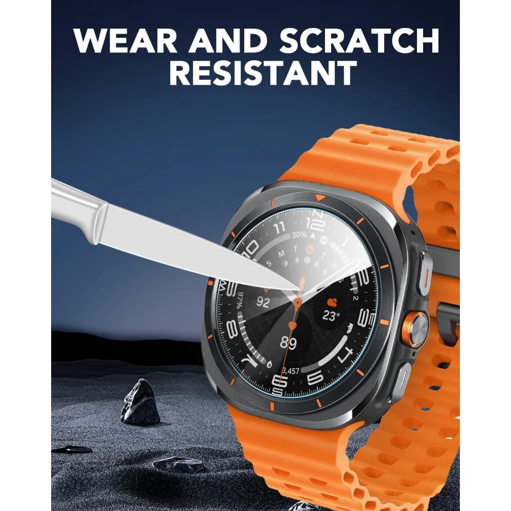 

Закаленное стекло для Samsung Watch 7 40 мм 44 мм, защитная пленка для Galaxy Watch 7 Ultra 47 мм, аксессуары для корпуса