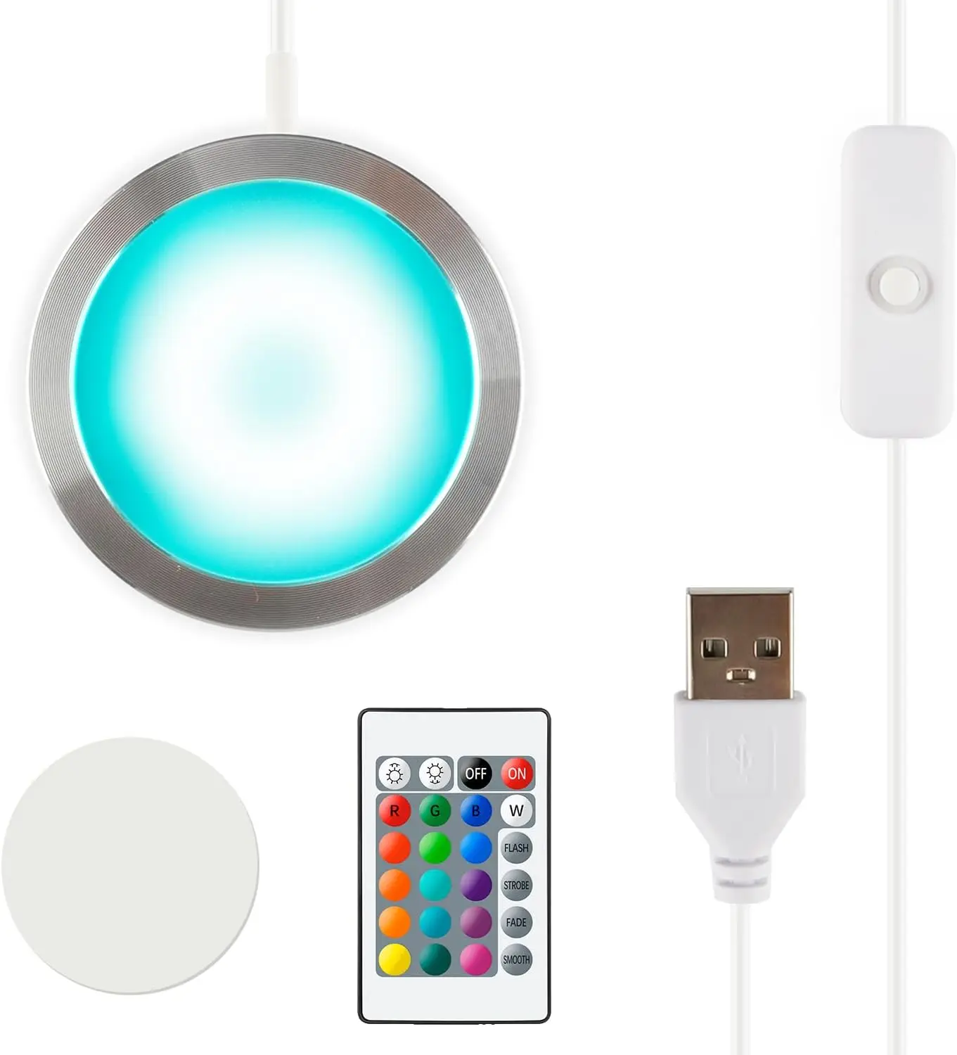 3D-Drucker LED-Lampen-Kit Für Bambu Lab A1/A1mini/P1S/P1P/X1C – 2 Stück, 3W, 3 Lichtfarben, Mit USB-Adapter & Kabel