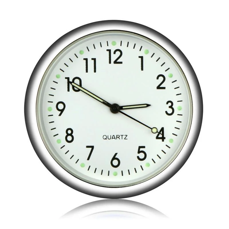 Car Clock In-Car Mini Stick-On Watch 40mm Digital