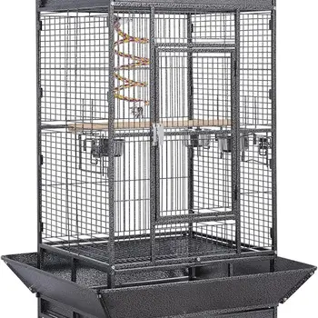Large Rolling Parrot Cage 1