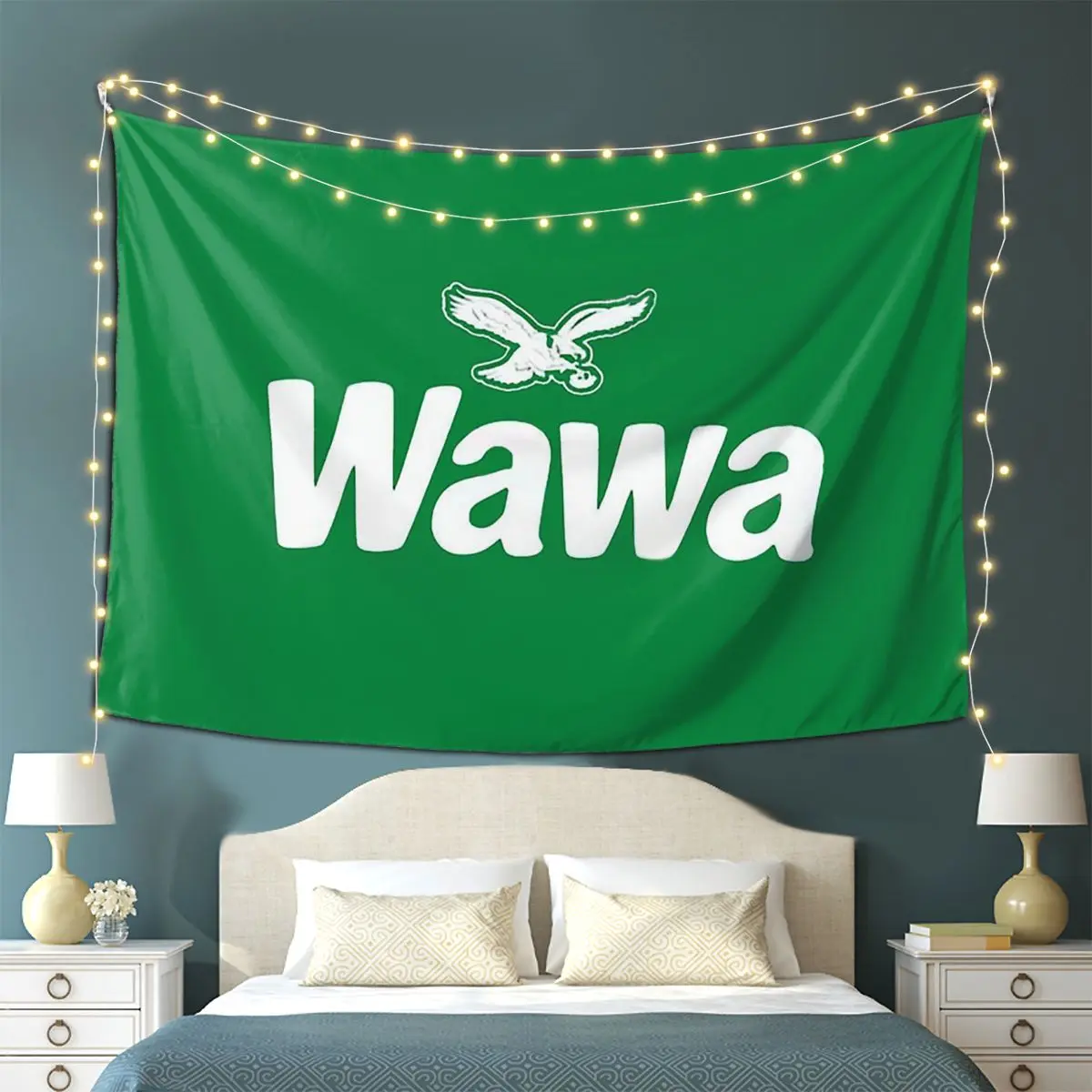 

Wawa Eagles, эстетический домашний декор, гобелен хиппи, настенные подвесные гобелены на стену для гостиной, спальни, спальни