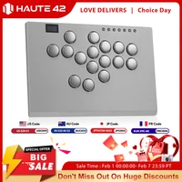 Haute42 Aluminium Alloy Hitbox Leverless Controller Stickless Arcade Stick For PC/PS4/PS5 Hitbox Fighting Arcade Controller