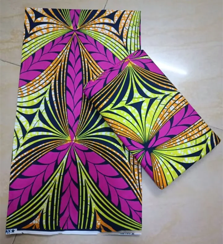 

2022 African Grand super Fabrics real wax Soft Cotton Ankara Tissu Sewing For Party Dress satin100% Real pagne Dress nn0323
