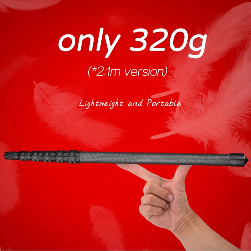 Carbon Fiber Tarp Pole Telescopic 3m Tarp Poles Telescope Lightweight Camping Poles Carbon Ultralight 2.4m Tent Pole Adjustable 3