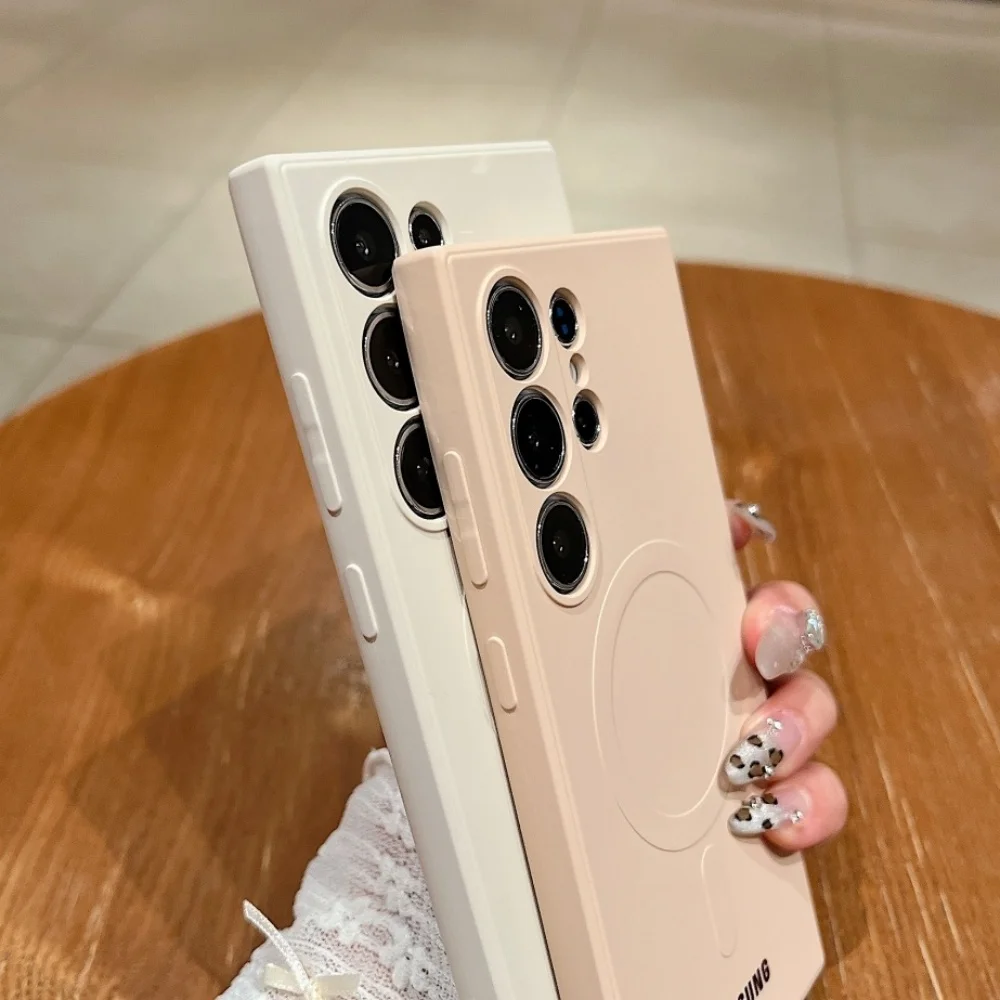 Enhanced Magnetic Silicone Case with Lens Protection - Soft Cover