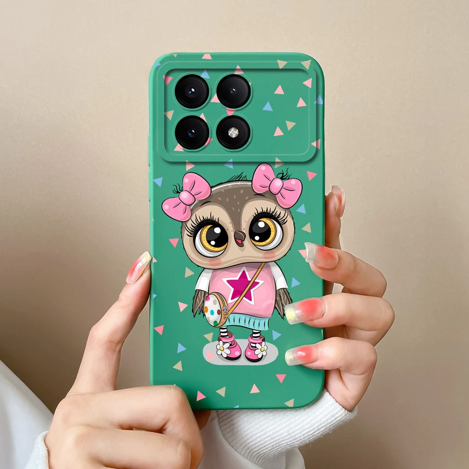 Lovely Cat Liquid Back Cover Case Coque
