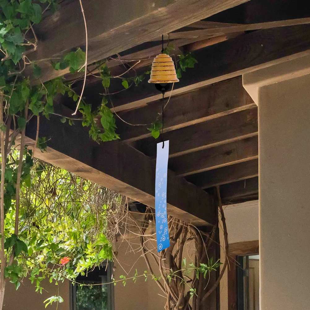 

2 Pcs Garden Decoration Bells Festival Wind Chime Retro Bathroom Decorations Pendant for Iron Decorative Chimes Home