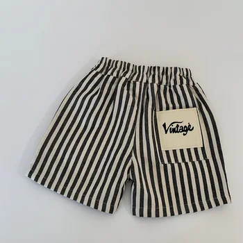 Summer Shorts For Children Boys Striped Short Pants Toddler Cotton Clothes Kids Loose Shorts 1
