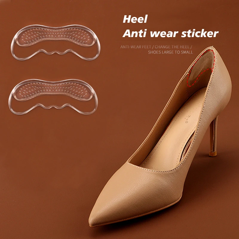 Silicone High Heel Protectors 1 Pairs Shoes High Heel Inserts Women Prevent Blister Anti-wear Pads Feet
