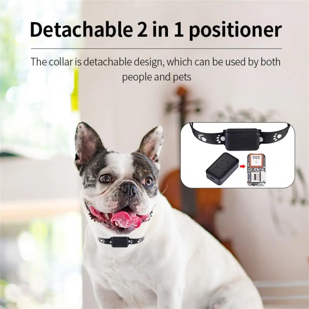 GPS Tracker Pet Collars Portable Outdoor Finders Rechargeable Anti-loss Collar Wireless Tracker For Pet Elder Kids Dropship smart bluetooth tracker