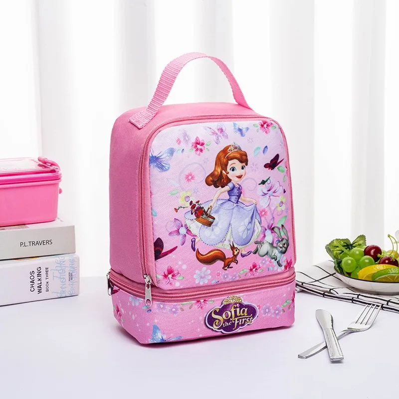 cartoon insulation bag Korean version Stitch cute lunch box bag barbecue  handbag Outdoor ice tote bag - Realistic Reborn Dolls for Sale