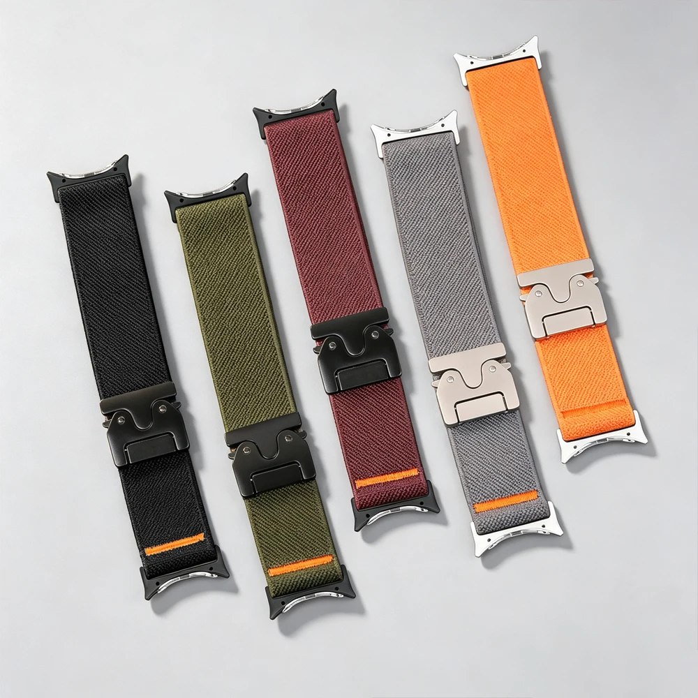 Premium Parachute Sport Nylon Smartwatch Wristband Bracelet