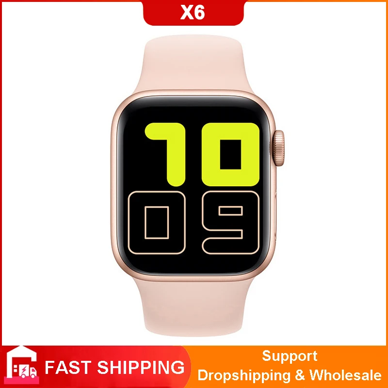 1.54 Inch IWO X6 Smart Watch 2020 2021 Series 5 Bluetooth Call Heart Rate Sport Fitness Smartwatch PK MAX 2.0 X16 W26 PRO |