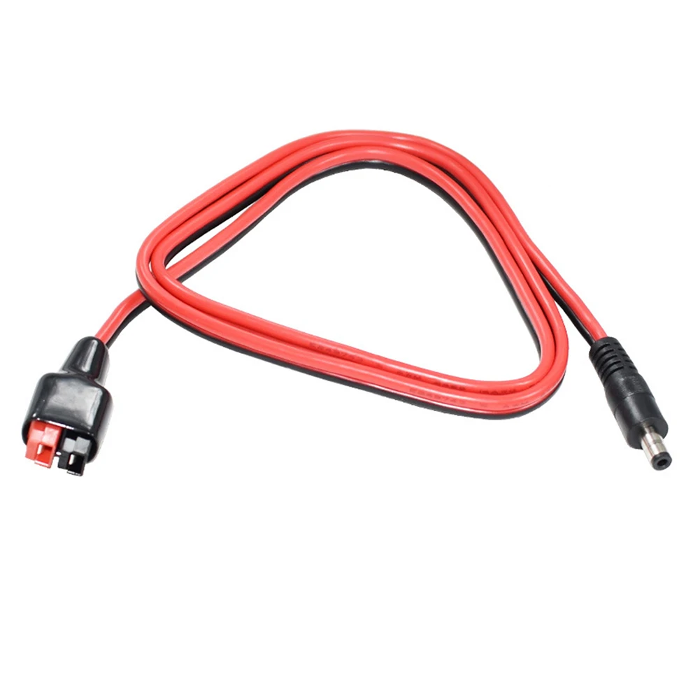 

New Wear-resistant Solar Adapter Cable Connector Adapter 14AWG Wire 18A 1m Cable 5.5x2.1mm DC 12-24V Waterproof