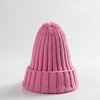 Winter Knitted Hat For Women Acrylic Beanie Unisex Elastic Warm Hip Hop Cap Soft Baggy Bonnet шапка женская Wholesale 3