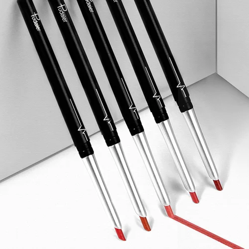 벨벳 누드 립 펜슬, 방수 립 라이너 펜슬, 매트 립스틱, 오래 지속되는 메이크업, 논스틱 컵 립 화장품, 17 색 2