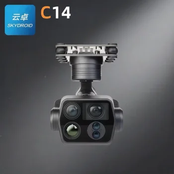 Skydroid C14 Mini Drone 4-in-1 con Gimbal 199g, Termocamera, Zoom 100x, Telemetro Laser 1200m, Fotocamera 2K