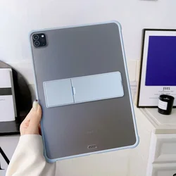 Versatile Tablet Stand Cover with Hard PC+TPU Protection for Pro12.9 (2018 - 2022) (Ice Blue)