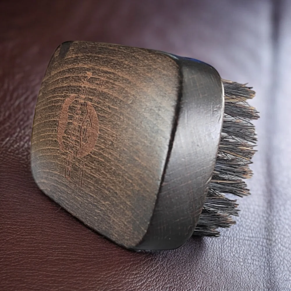 The Gracemen Premium Retro Beard Brush and Facial Brush for Men Boar and Nylon Bristles and Wooden Handle Great Gift to Man 3