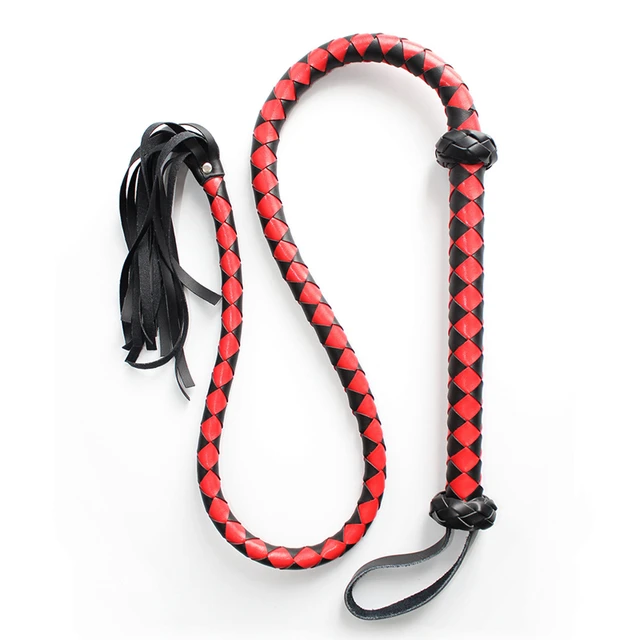 Fouet de Bondage Bdsm en cuir PU rose pour femme fétiche érotique pagaie  fessée jeu de poney jouets sexuels pour Couples équitation