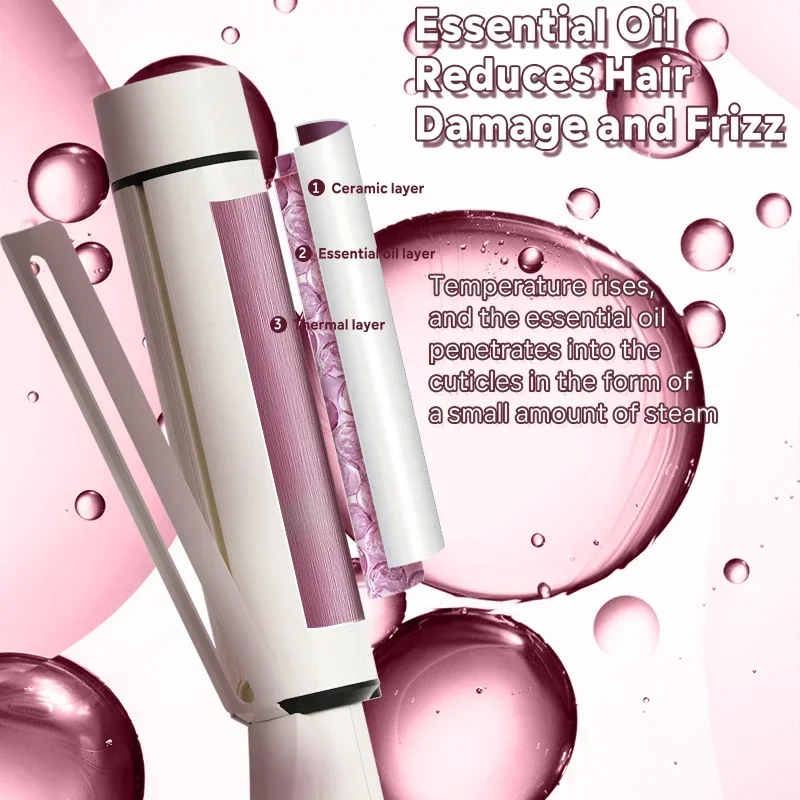 40MM Curling iron Hair waver iron 4000W Negative Ion Ceramic Fast Heating Hair curler Wave Big Wand Wave styler
