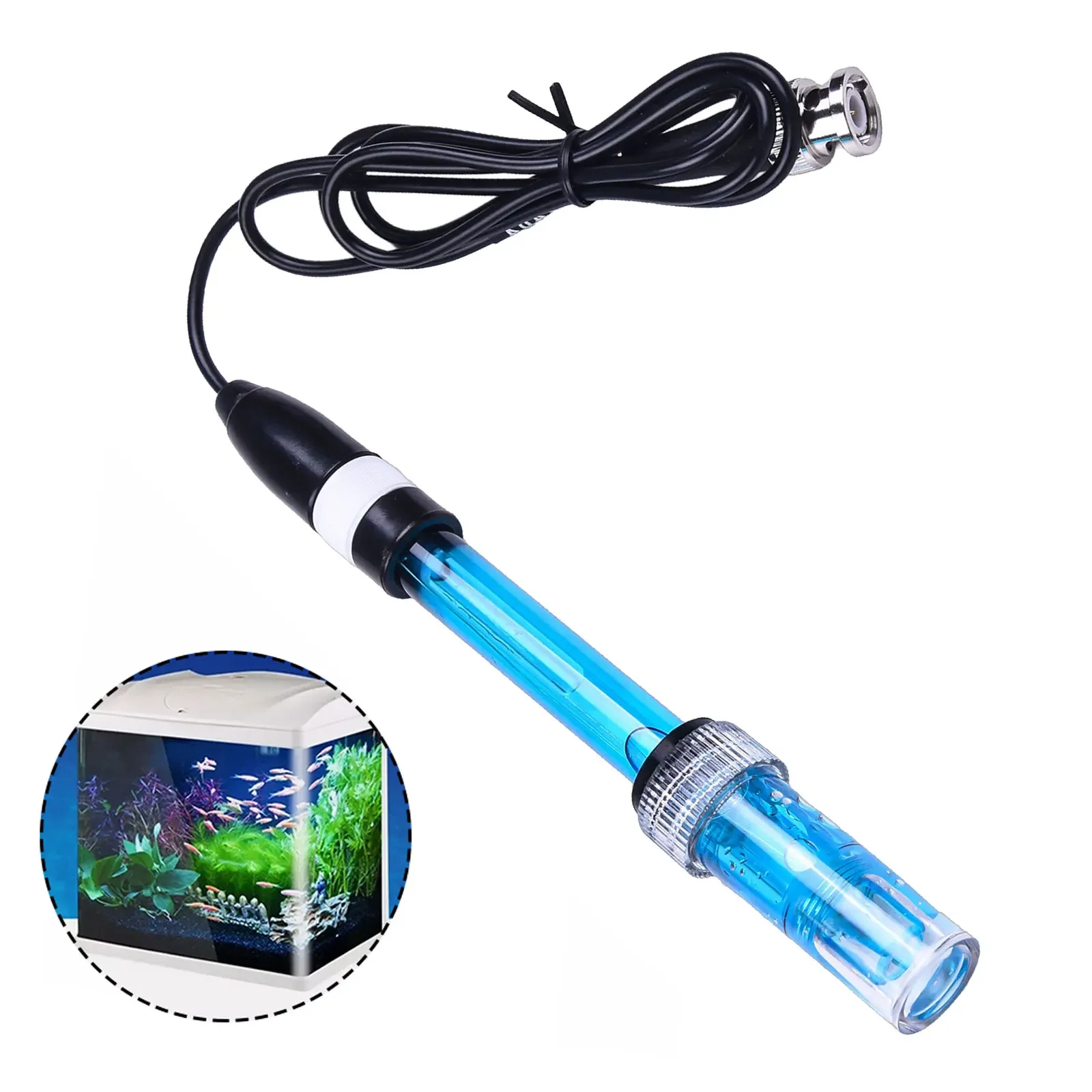1PC PH Electrode Probe Factory Industry Experiment Laboratory Pool Water Analyzer PH Meter Tester Probe BNC Connector