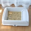 Splash-proof Drawer Type Cat Toilet Semi-automatic Cats Litter Box Tray Creative Deodorizing Pets Training Sand Basin Product