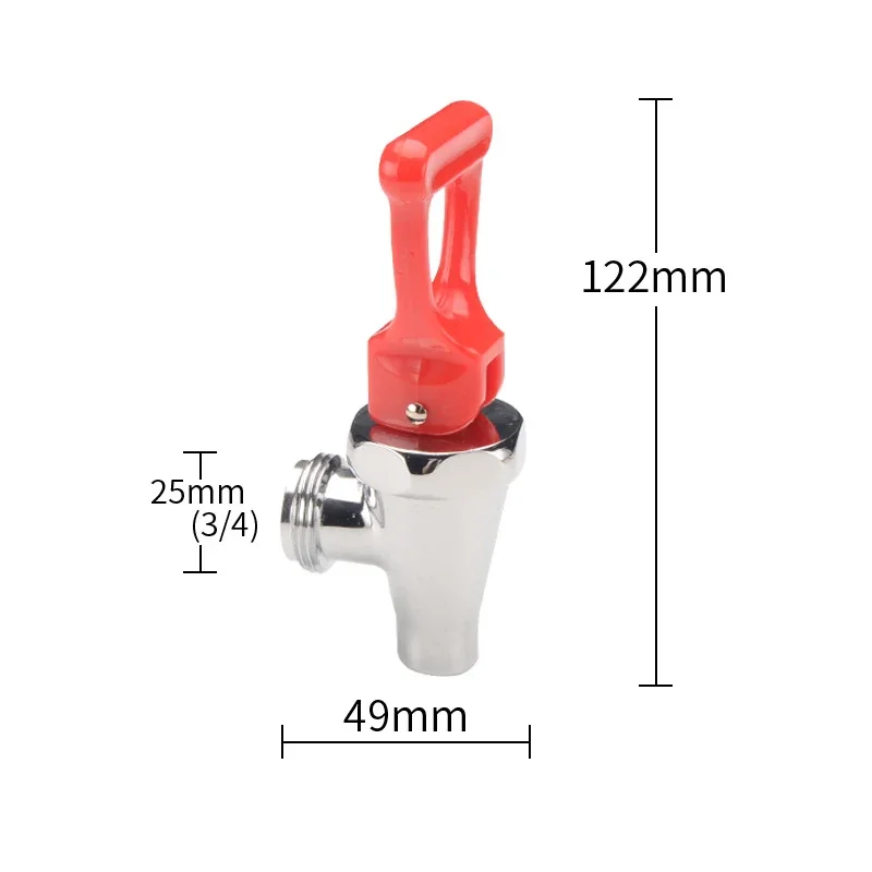 3/4 electric water boiler faucet copper milk tea insulation bucket