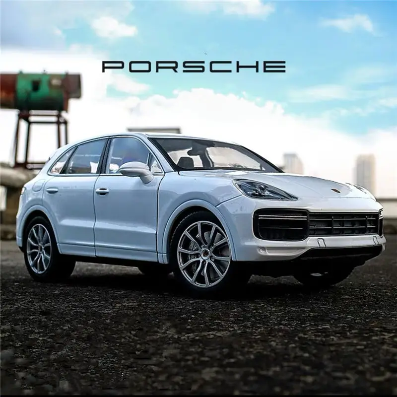Modèle Réduit Porsche Cayenne 1:24 En Alliage - Maquette Voiture De Collection Welly, Neuf En Boîte