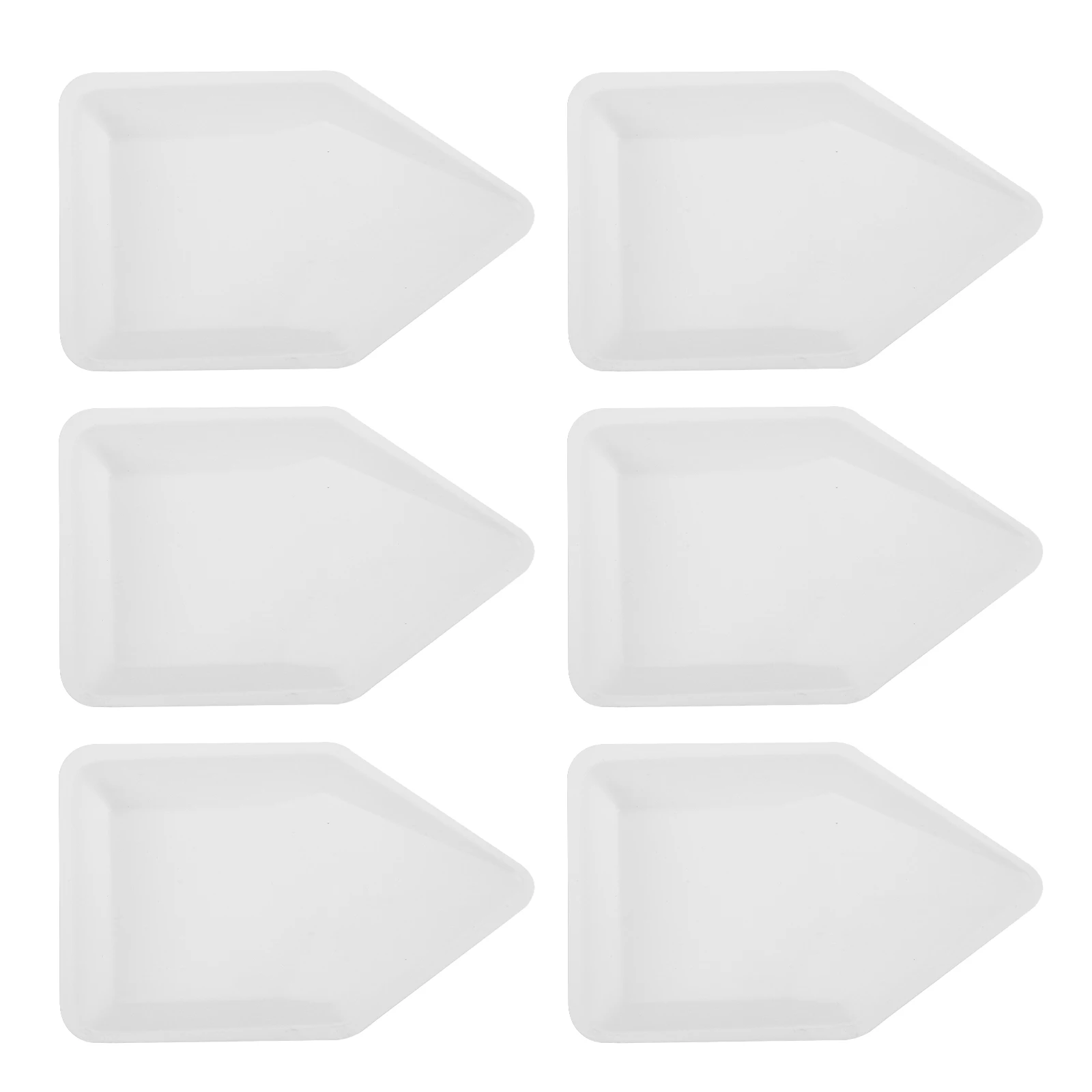 10pcs Plastic Weighing Boat Anti-Static Lightweight Food Safe Disposable Mixing Measuring Liquids Powders Easy Stack Lab