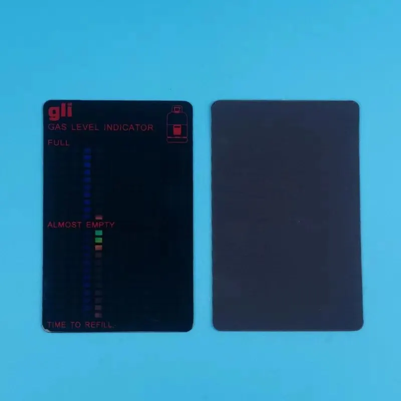Gas Tank Residue Test Card Reusable Gas Tank Residue Magnetic Test Card Discoloration Ink Material Accurate for Gas Storage Tank Residue