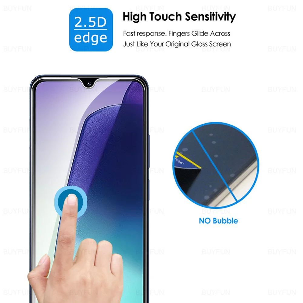 6-in-1 HD Tempered Glass Screen Protector with Camera Film