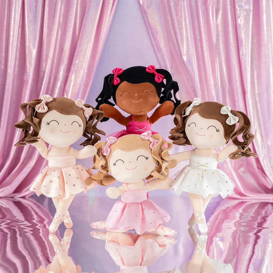 Gloveleya baby dolls curly ballet girl doll baby girl plush doll for baby's first birthday gift bjd dolls reborn dolls movable dolls fashion dolls plush dolls mini dolls toys humanoid dolls swimming dolls mini resin dolls nesting dolls