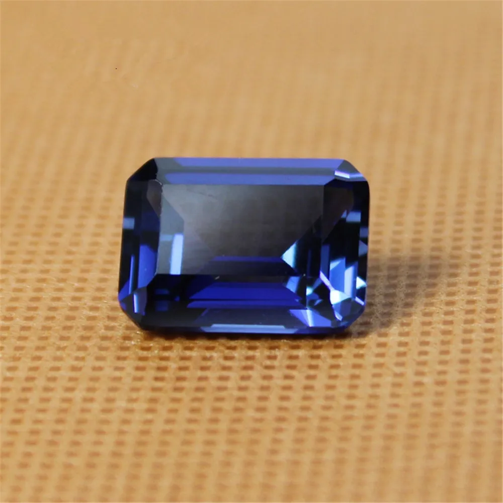 

Joanlyn Sapphire Rectangle Faceted Gemstone Emerald Cut Sapphire Gem Hardness 9 Multiple Sizes to Choose C36S